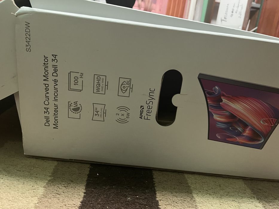 Monitor Curved Dell 34” WQHD – Perfect pentru work & gaming