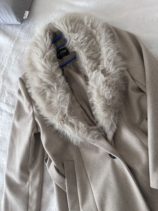 Дамско палто с пух