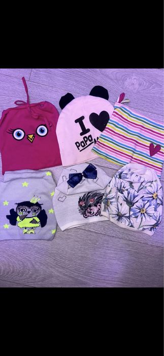 Шапки разные яркие