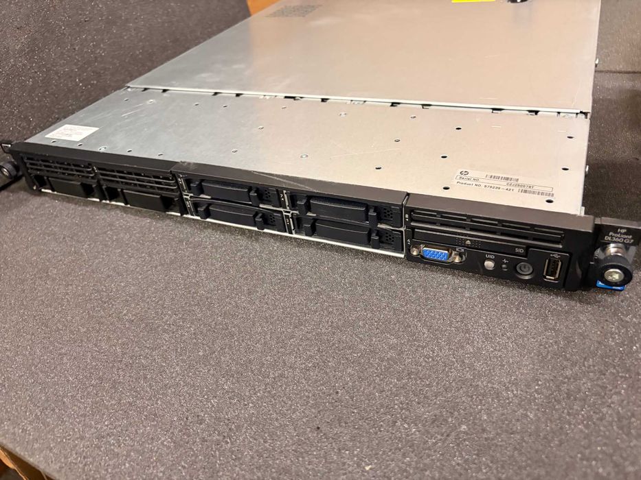 HP ProLiant DL360 G7 – 2x X5650, 12GB RAM, 4x 1GbE, Smart Array P410i, 8Gb FC HBA, 2x 460W сървър