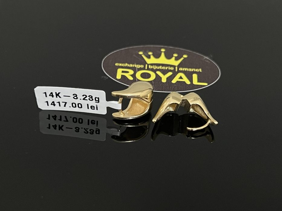 Bijuteria Royal CB : Cercei 14k 585   3,23 gr