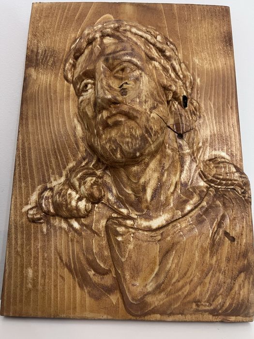 Icoana sculptata Iisus Hristos