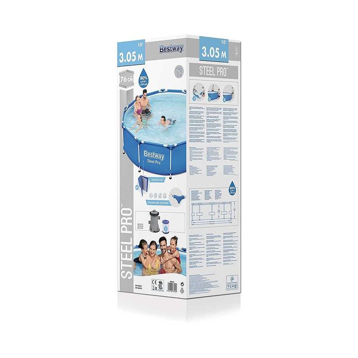 Бассейн каркасный 305х76см с фильтром