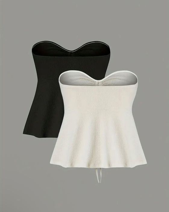 2 топа, черный и белый