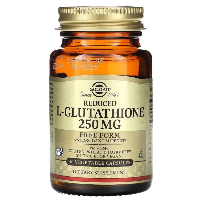 L-Глутатион.L-Glutathione Solgar. 250mg.30капсул
