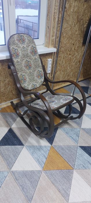 Кресло качалка ретро стиль