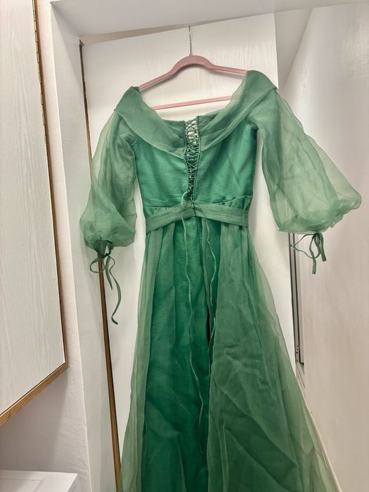 Rochia de nașă/ ocazie speciala/ de seară verde