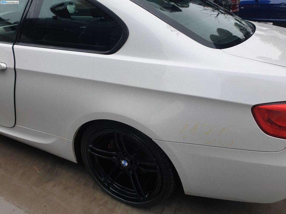 Aripa Caroserie Stanga Spate BMW Seria 3 E92 2006 - 2013 Culoare A96 Mineralweiss Metallic [K9367S]