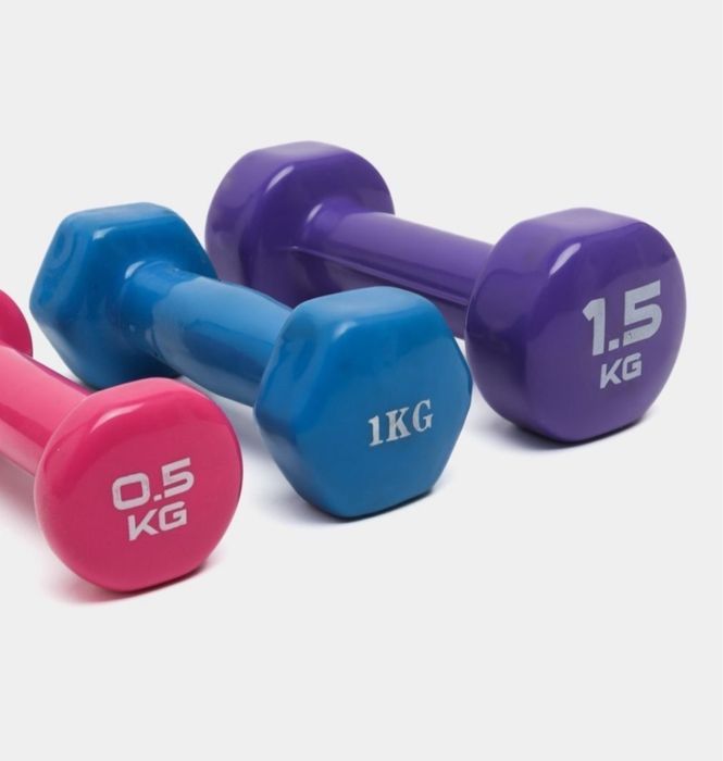 Гантель, цветные, для фитнеса Fitness Gear