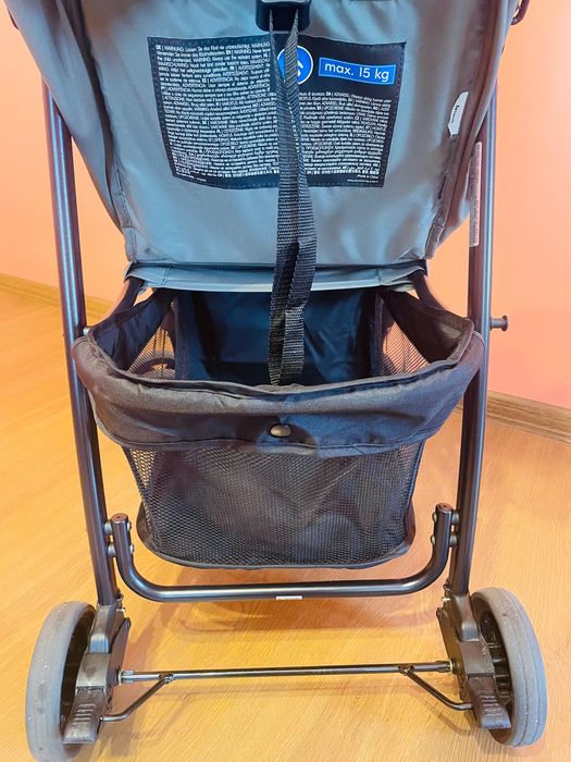 Hauck Buggy Sport Olive – лека сгъваема детска количка 5.9 кг с легнало положение, от раждане до 15 кг, голяма кошница за багаж