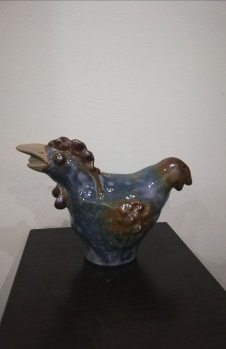 Арт фигурка на пиле от керамика. Франция.