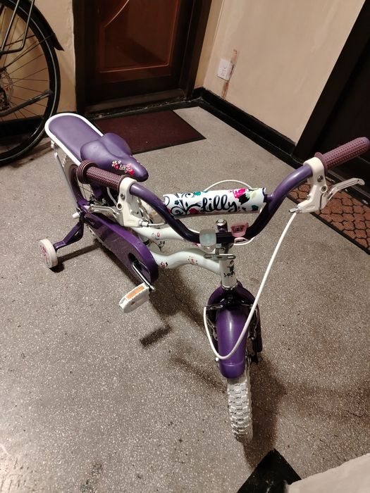 Bicicleta copii cu roti ajutatoare