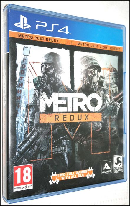 Metro Redux PS4 2 IN 1 Jocuri Metro 2033 + Last Light Playstation 4