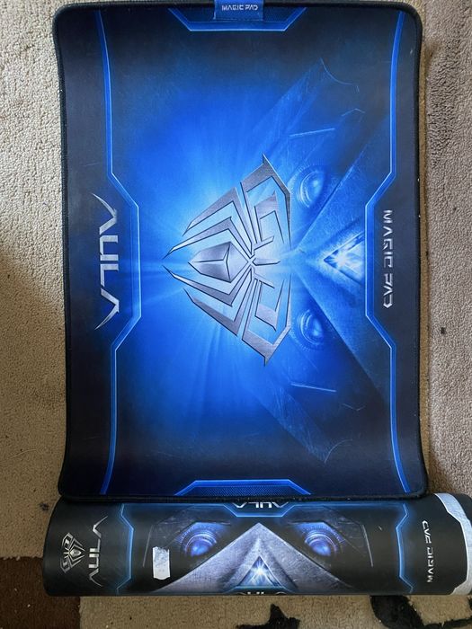 Gaming мишка, клавиатура и mouse pad Aula.