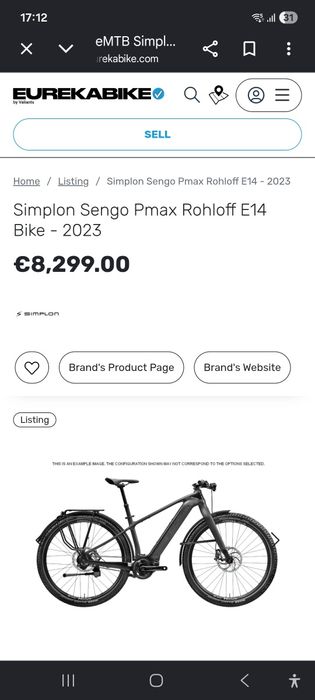 Bicicletă electrică Simplon