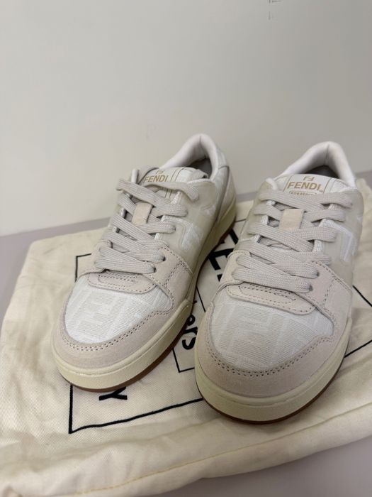 Fendi Match Sneakers Beige
