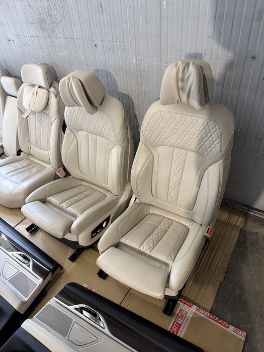Interior/Scaune Banchete Bmw Seria 7 G11 Masaje/Incalzire/Ventilatie Complet Impecabil
