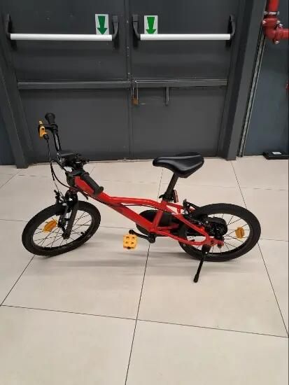 Bicicletă 16 inch 4-6 ani Discover 500 Roșu - (SecondHand) Decathlon