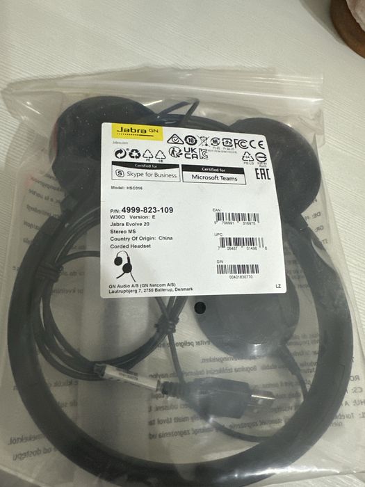 Наушники Jabra Evolve 20