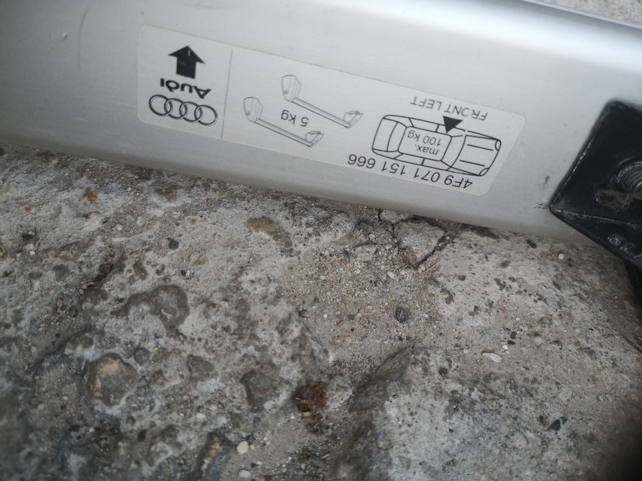 Продавам релси за AUDI Q5  и всички Останали AUDI