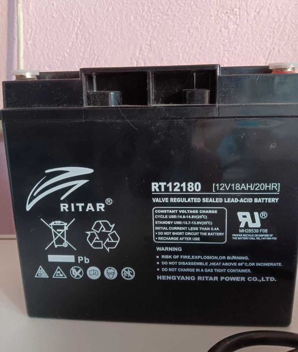 Ups Аварийно Захранване Модел:IN 200 UPS+акумулатор 12V18AH/20HR