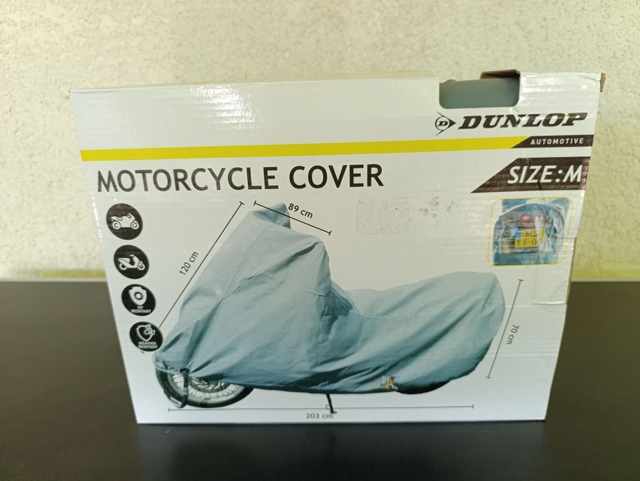Husă motocicletă DUNLOP mărimea M 203x120/70x89cm