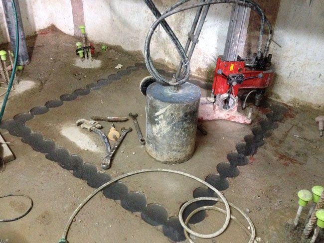 Битон тешиш Битон кесиш деволга вабетонга зиен етмайди