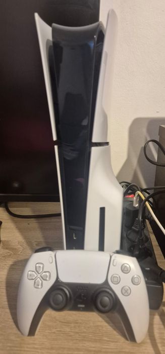 Consola PS5 slim disk edition 1TB plus gamepad Sony original