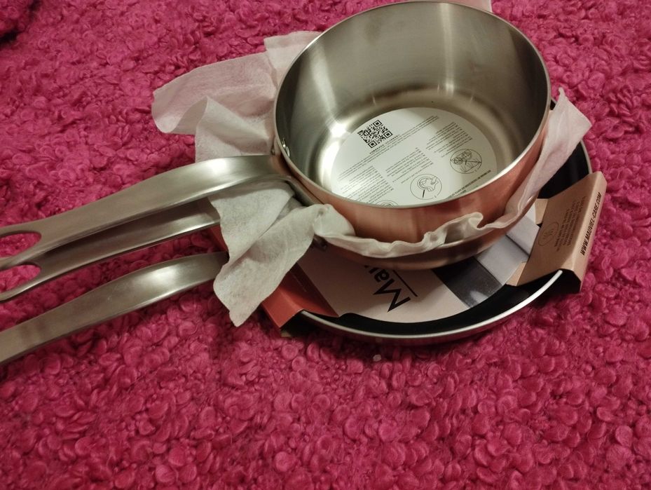 Тигани Mauviel, ножове Zwilling