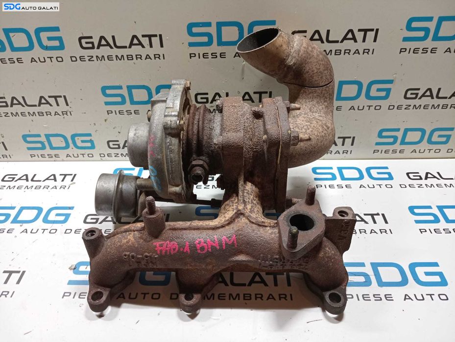 Turbo Turbina Turbosuflanta Skoda Fabia 2 1.4 TDI BNM 2007 - 2014 Cod 045253018L [M6951]