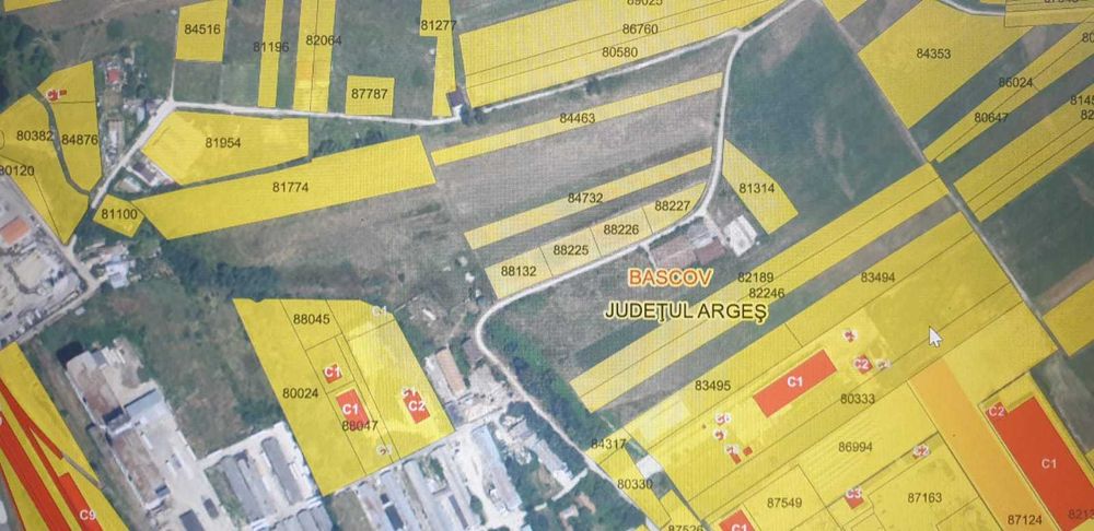 Vand  teren BASCOV, intravilan/Zona Industriala, PUZ, ACCES  TIR.