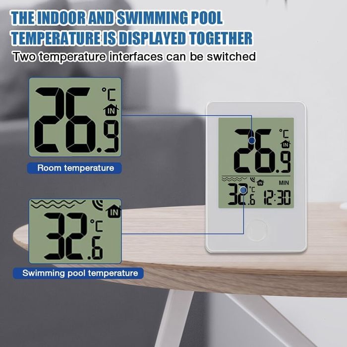 Termometru wireless piscina/ciubar