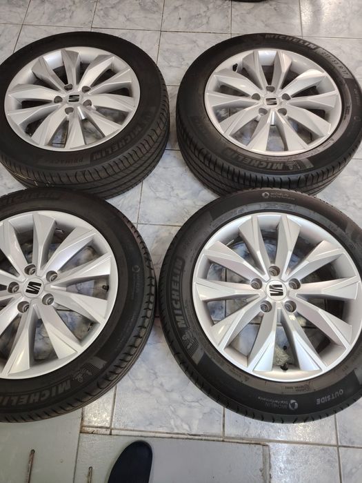 Jante originale seat + cauciucuri  MICHELIN