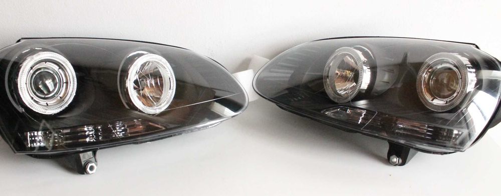 Фарове Голф 5 Тунинг лед Ейнджъл VW GOLF 5 Angle eyes ДЕПО Нови Опушен