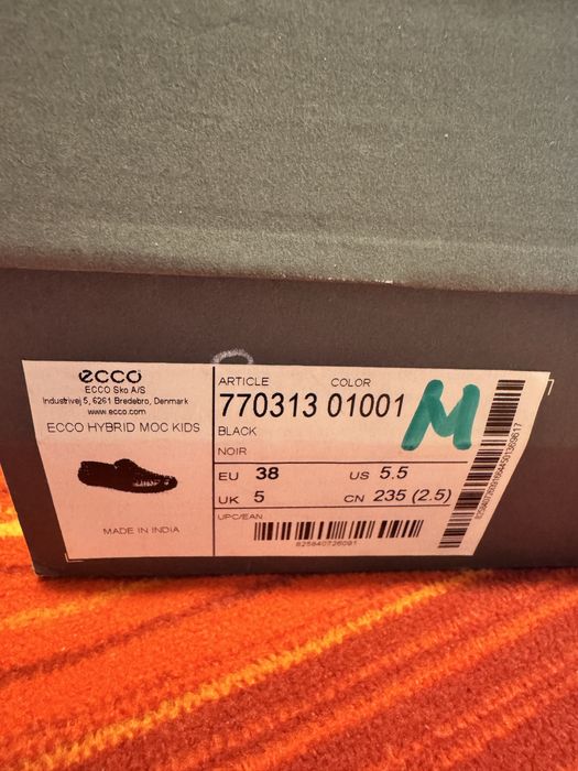 Мокасины Ecco 37-38