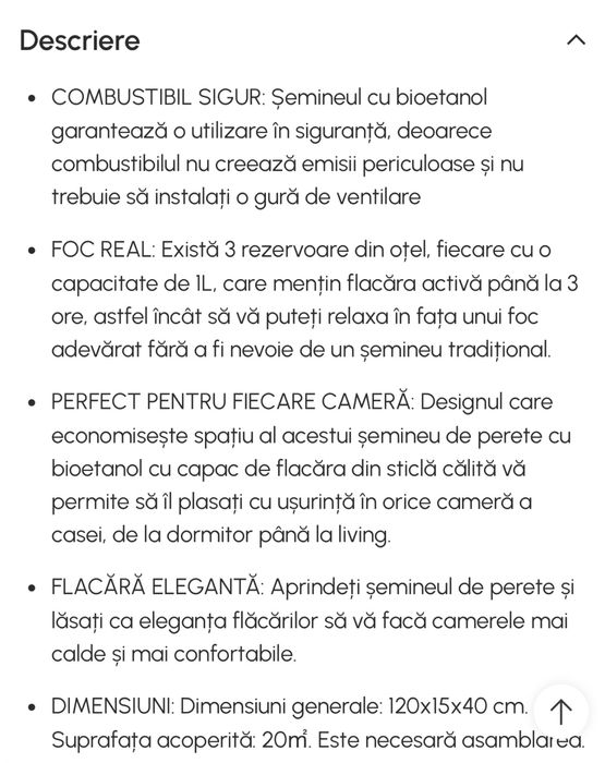 Semineu cu Bioetanol