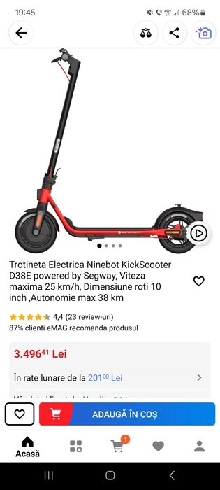 Vând trotinetă nouă