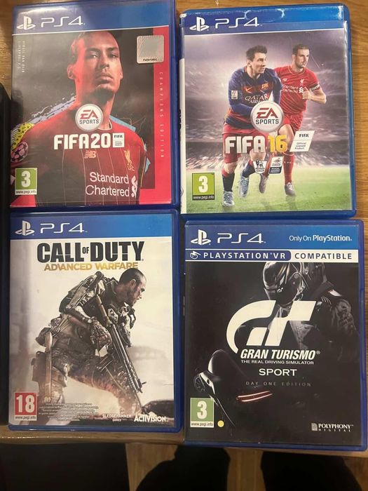 Ps4 сравнително нов с четири игри