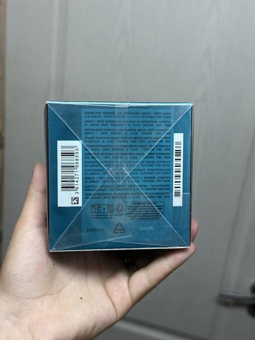 Armani prive bleu turqoise