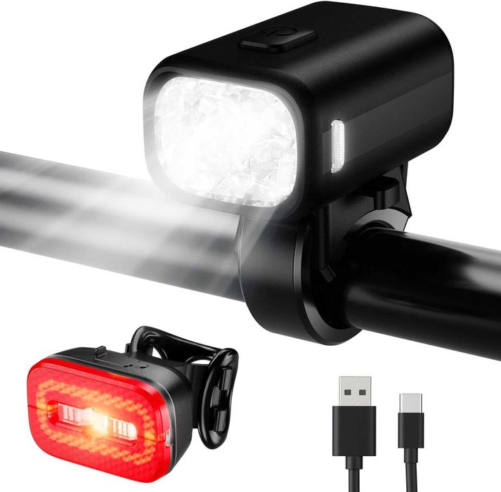 Lanterna pentru bicicleta fata+spate LED