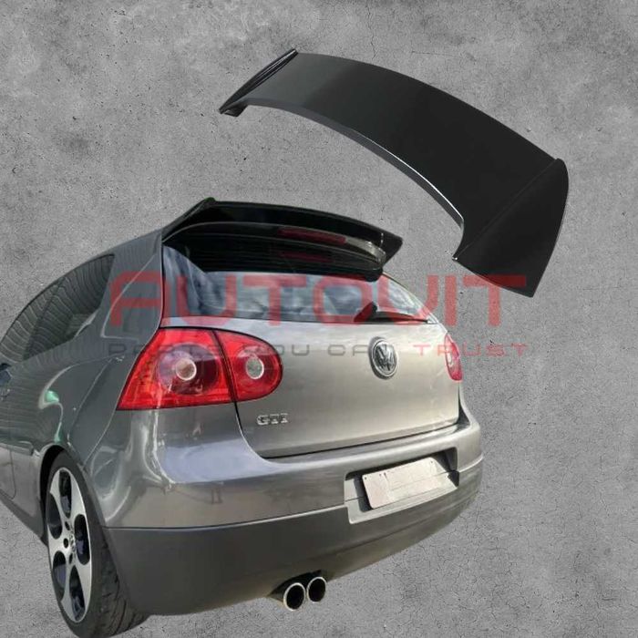 Спойлер за багажник Vw Golf 5 – боядисан черен гланц, тунинг голф 5