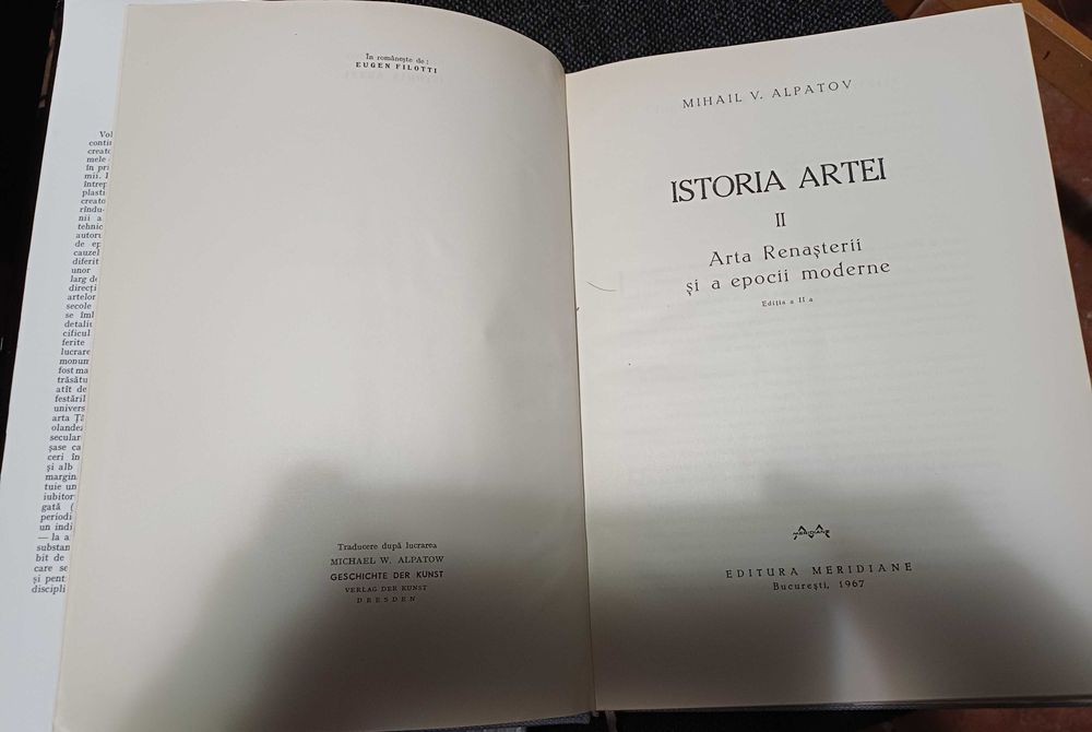 Vand "Istoria artei" de Mihail Alpatov