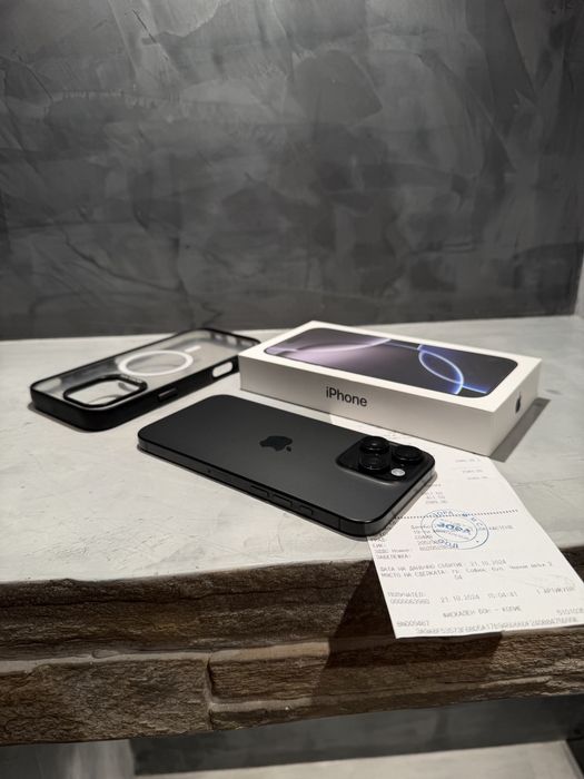 КАТО НОВ Iphone 16 Pro Max 256 GB + Гаранция