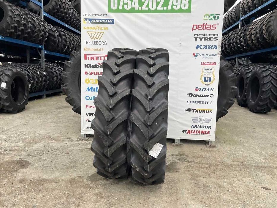 Cauciucuri noi 12.4-32 cu 8 pliuri pentru tractor spate marca OZKA
