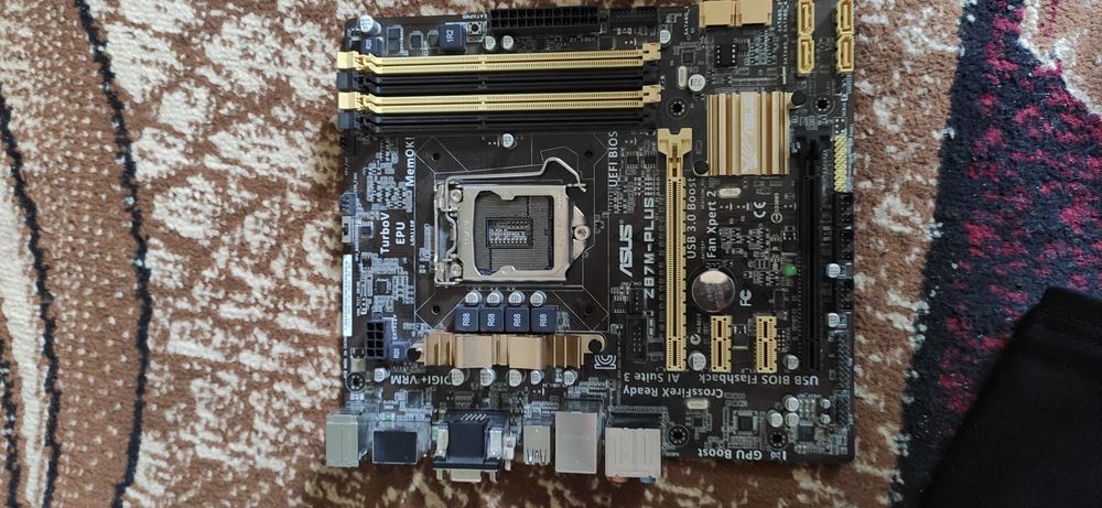 Материнская плата asus z87m plus