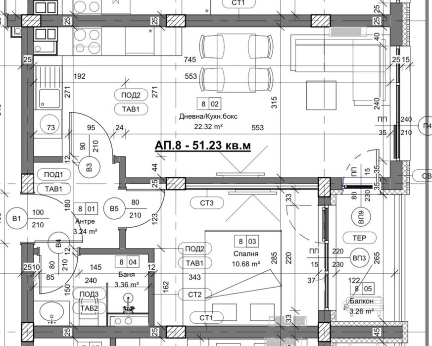 Продава се Двустаен апартамент в София, Малинова долина - 65 кв.м за 1908 €/кв.м - Снимка #1