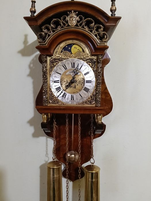 Ceas de perete cu pendul model olandez