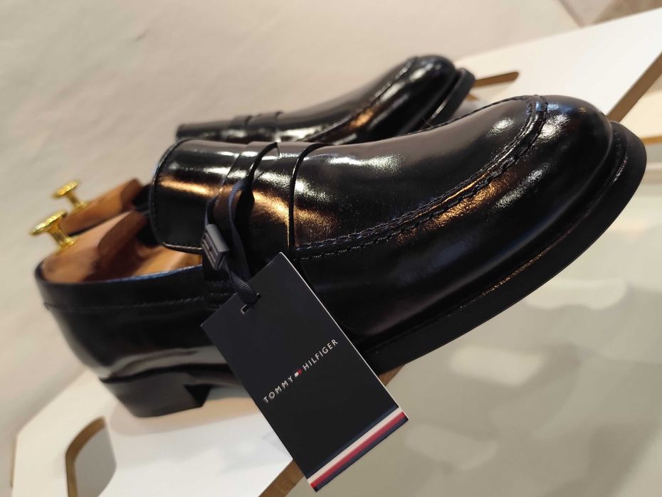 Pantofi loafer 44 44.5 penny Tommy Hilfiger NOI piele naturala