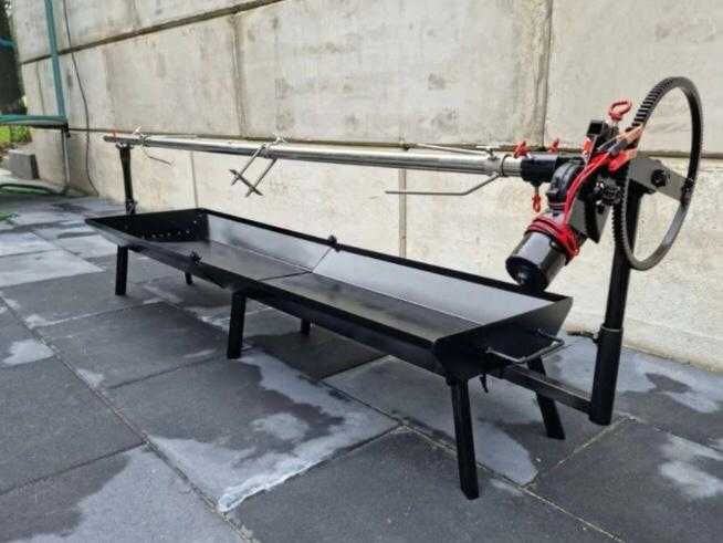 Rotisor Protap  (purcel , miel etc.) cu alimentare la priza si la baterie 12V