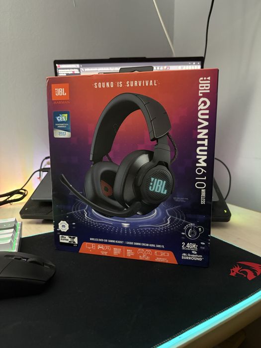 Casti Wireless JBL Quantum 610 BLK Gaming